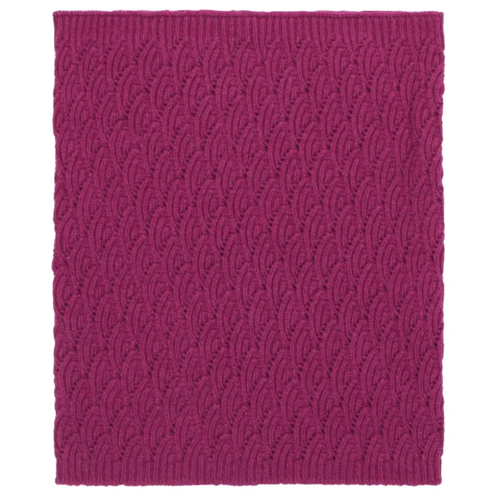 Kaschmir Gerippter Strickkragen Pullover