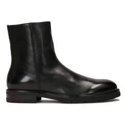 Kazar Leder-Stiefeletten Schwarz