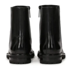 Kazar Leder-Stiefeletten Schwarz