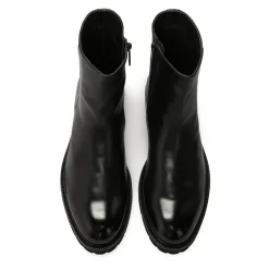 Kazar Leder-Stiefeletten Schwarz