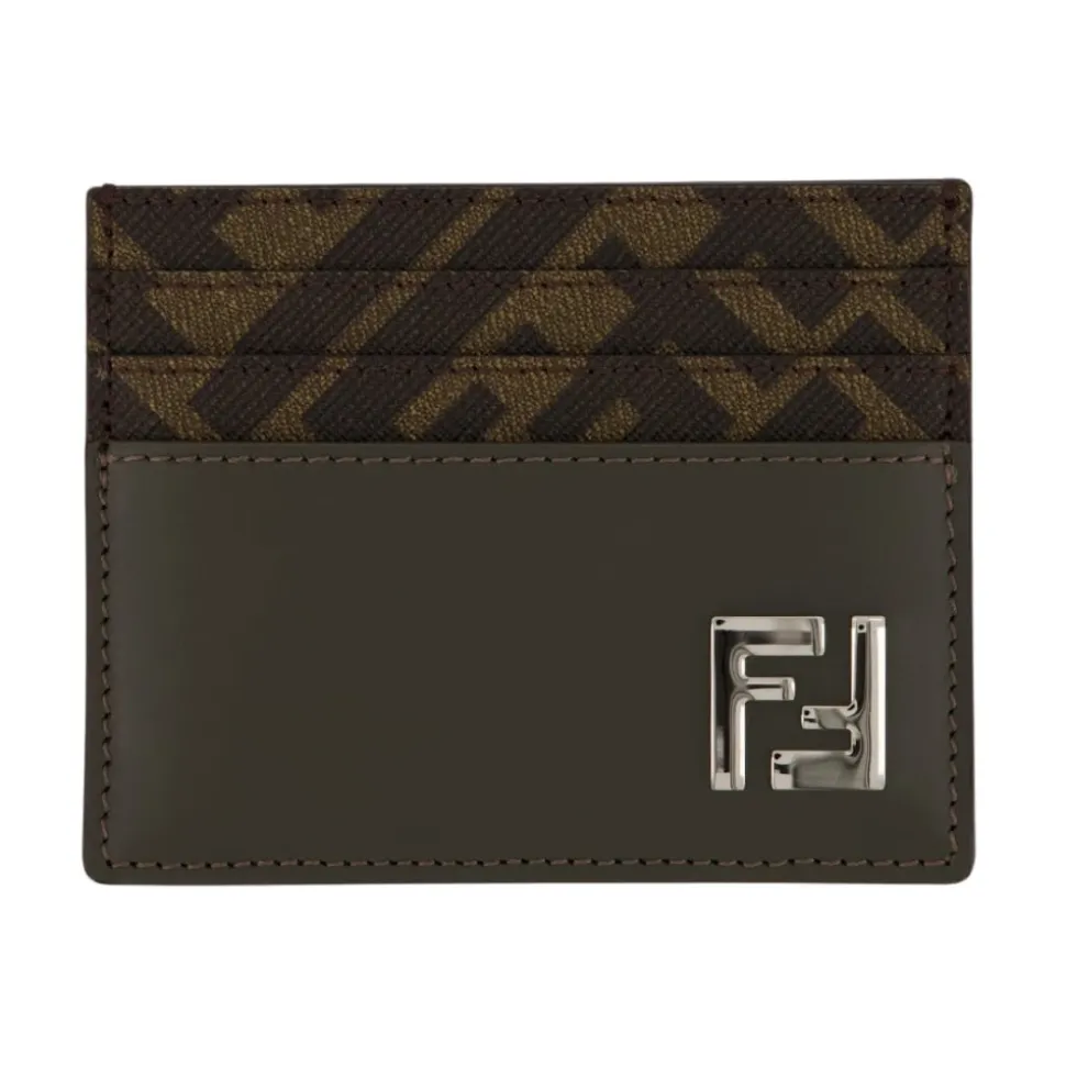 Khaki Green FF Squared Kartenhalter