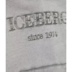 KIDS - Anthrazitgraues Sweatshirt mit Ton-in-Ton-Logo