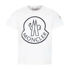 Kinder Bedrucktes T-Shirt Weiß