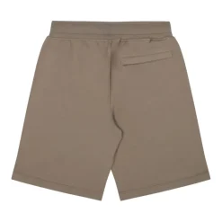Kinder Beige Logo Print Shorts