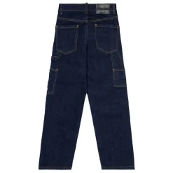 Kinder Blaue Cargo Jeans
