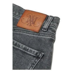 Kinder Denim Jeans Grau Tapered Leg