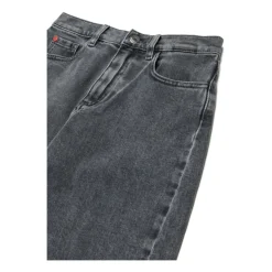 Kinder Denim Jeans Grau Tapered Leg