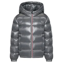 Kinder Graue Kapuzenjacke