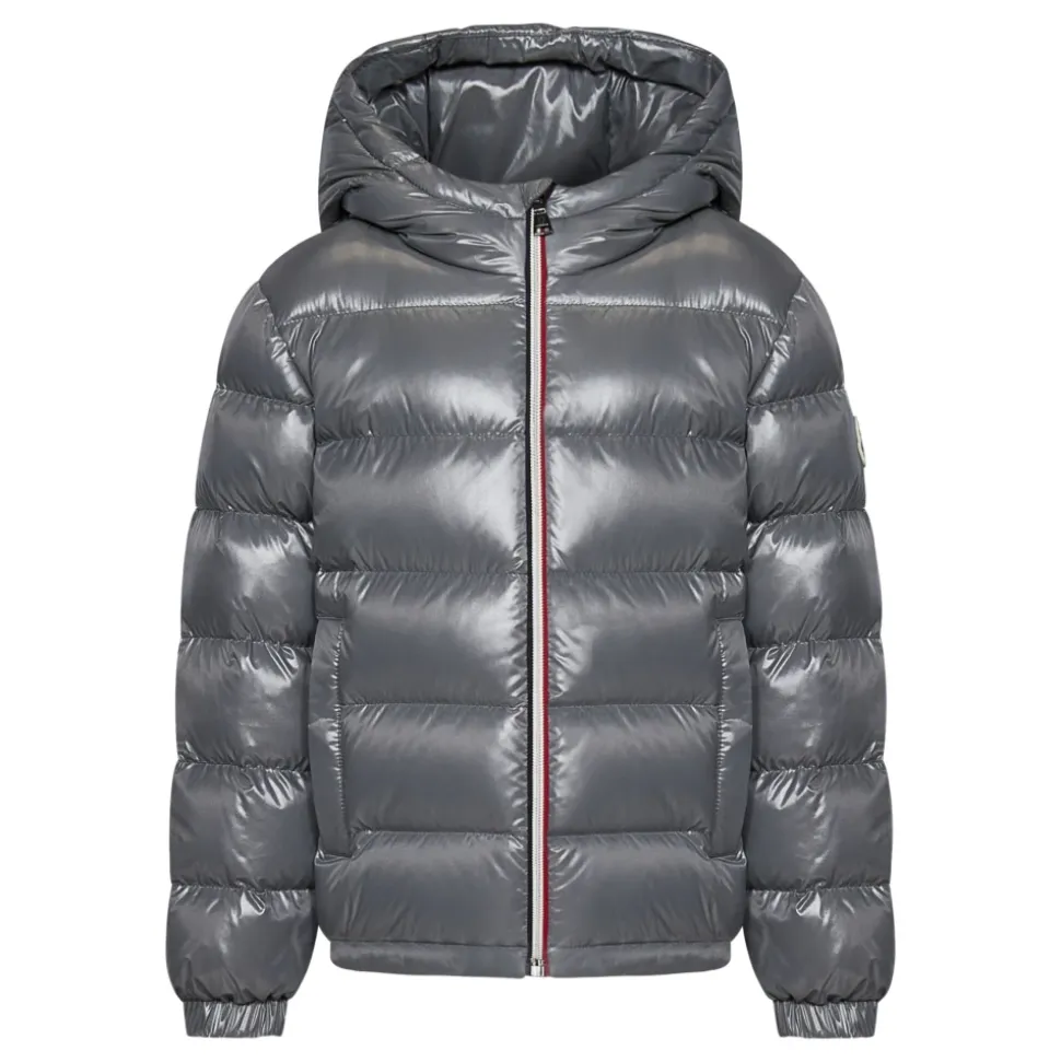 Kinder Graue Kapuzenjacke