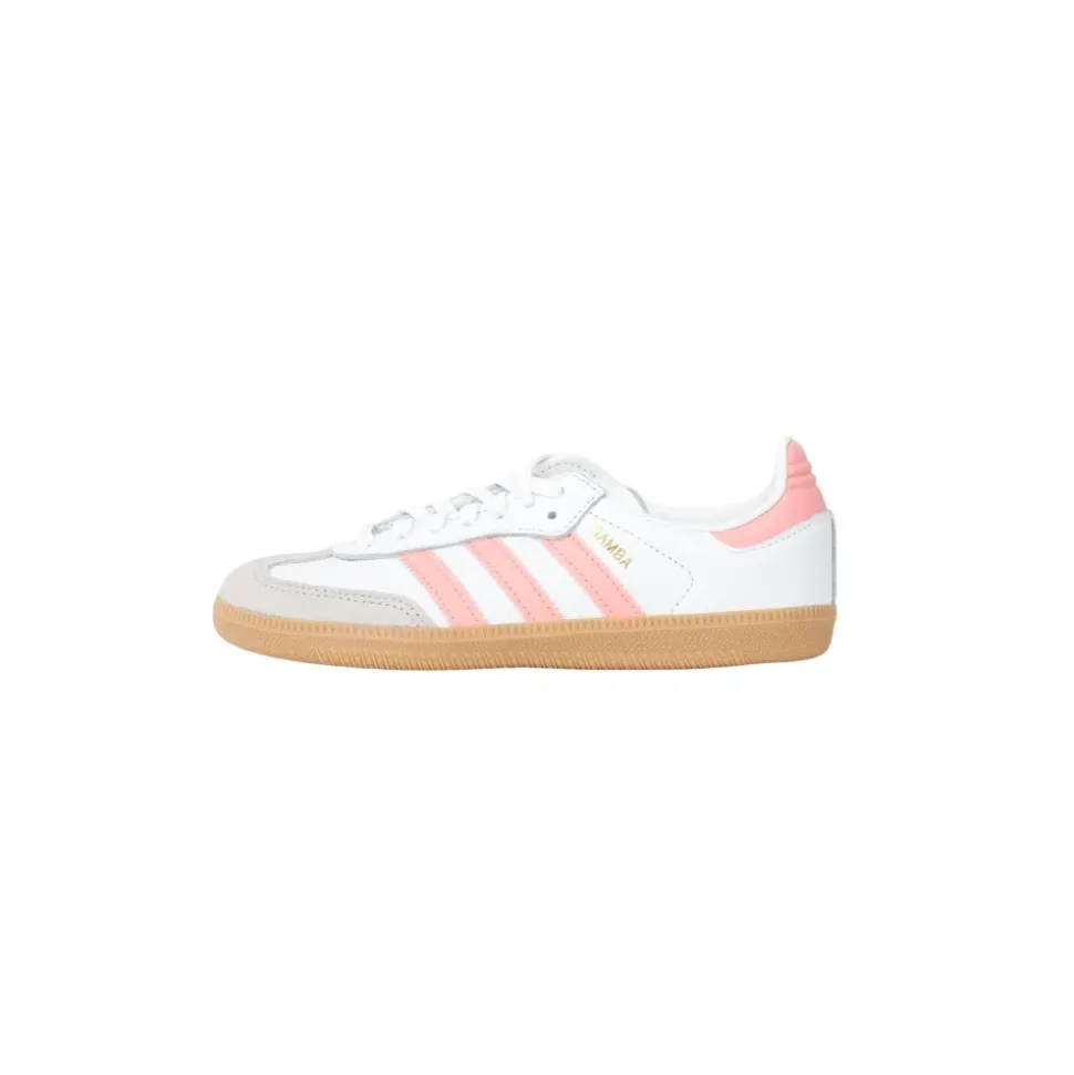 Kinder Samba OG Weiße Rosa Sneakers