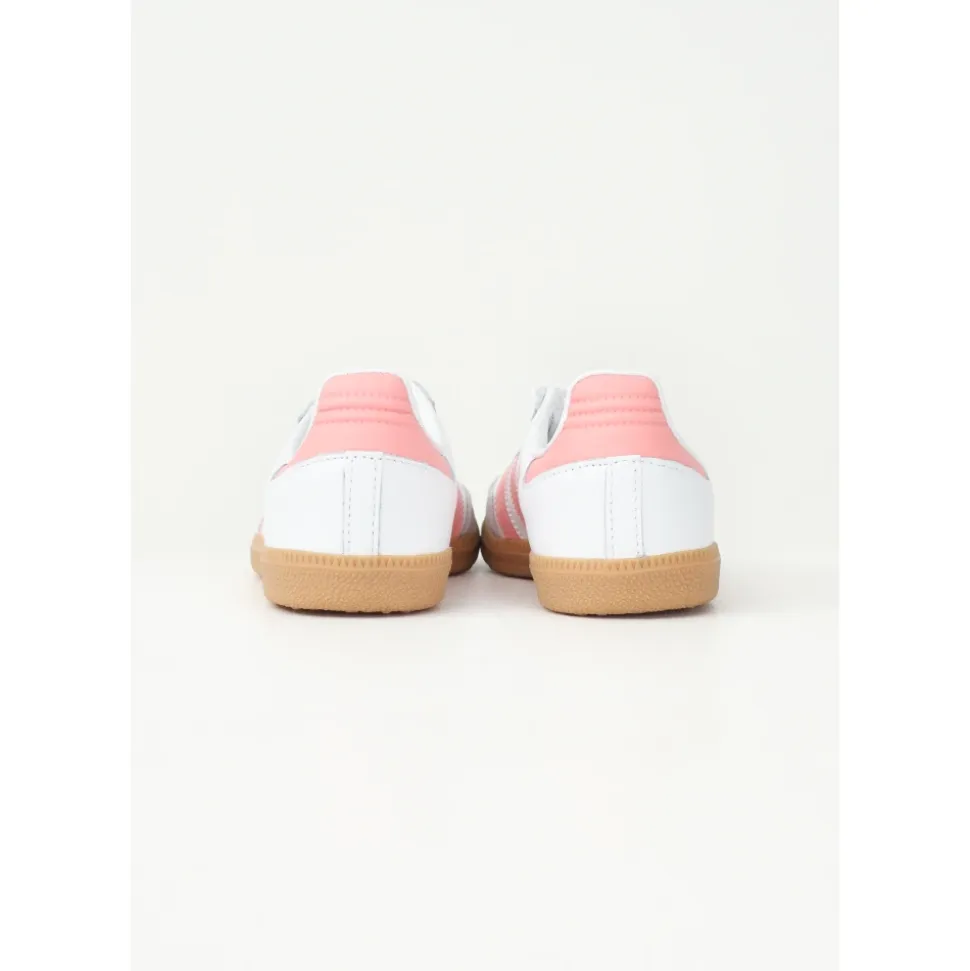 Kinder Samba OG Weiße Rosa Sneakers
