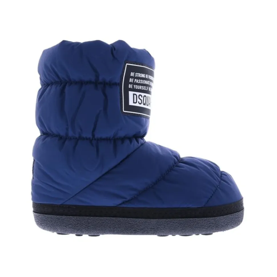 Kinder Schneestiefel Niedriges Logo Patch