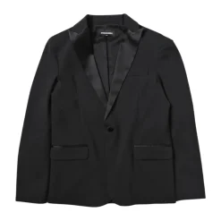 Kinder Schwarzer Blazer, Klassischer Stil