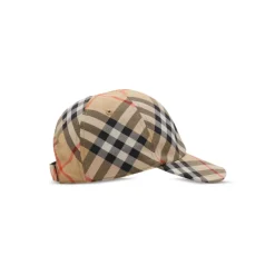 Kinder Vintage Check Hüte Grau