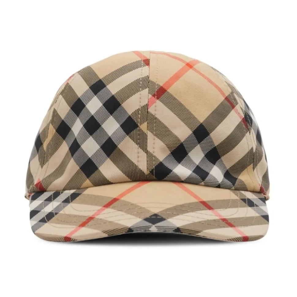 Kinder Vintage Check Hüte Grau