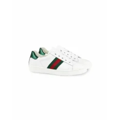 Kinder Weiße Leder Sneakers Ace