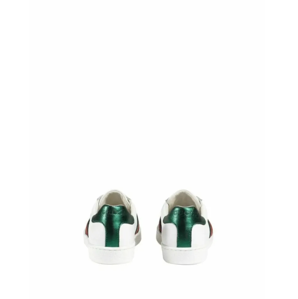 Kinder Weiße Leder Sneakers Ace