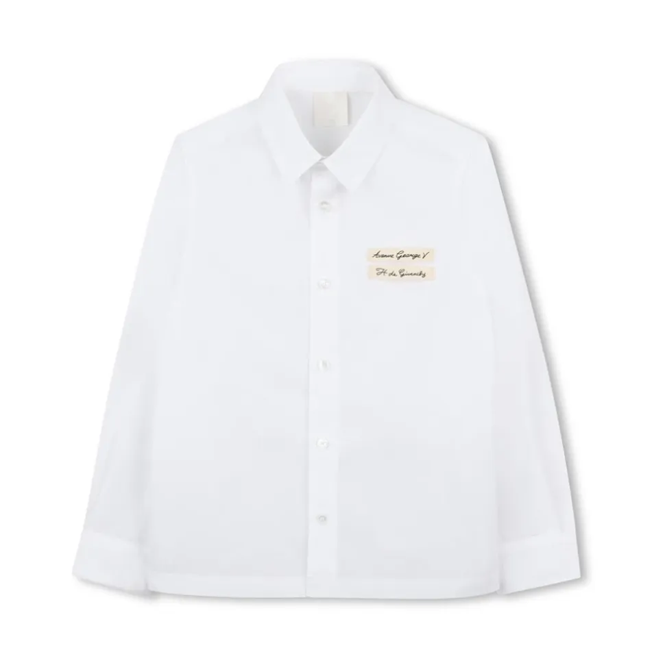 Kinder Weißes Shirt mit Applikation