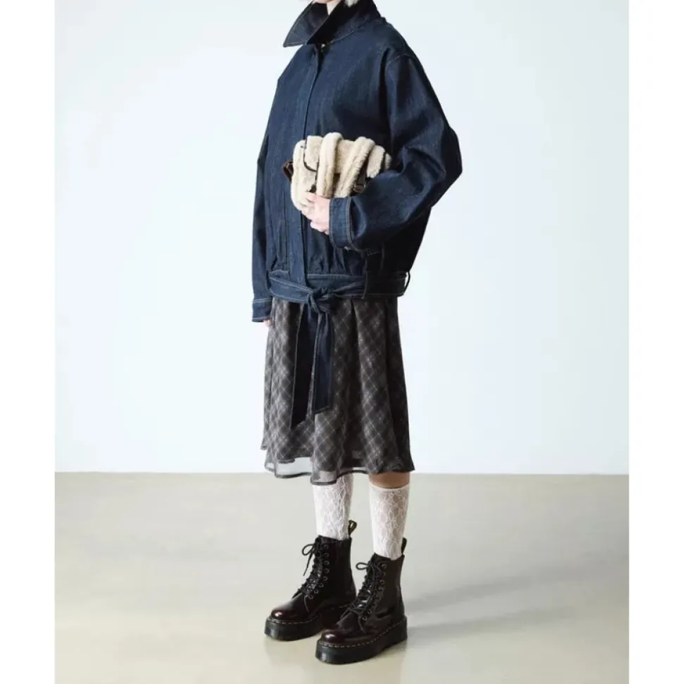 Kirschroter Arcadia Jadon Lederstiefel