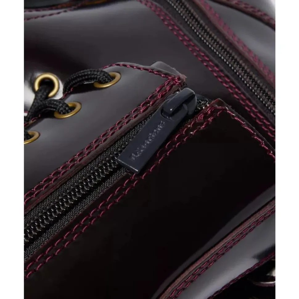 Kirschroter Arcadia Jadon Lederstiefel