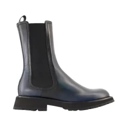 Klassische Chelsea Boots aus glattem Kalbsleder