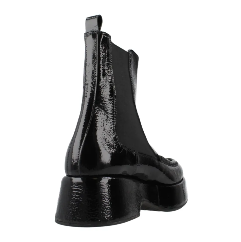 Klassische Chelsea Boots aus schwarzem Leder