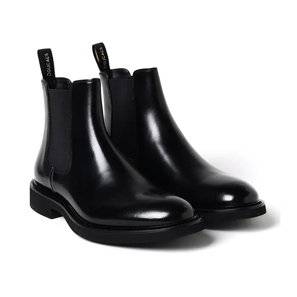 Klassische Chelsea Lederstiefel
