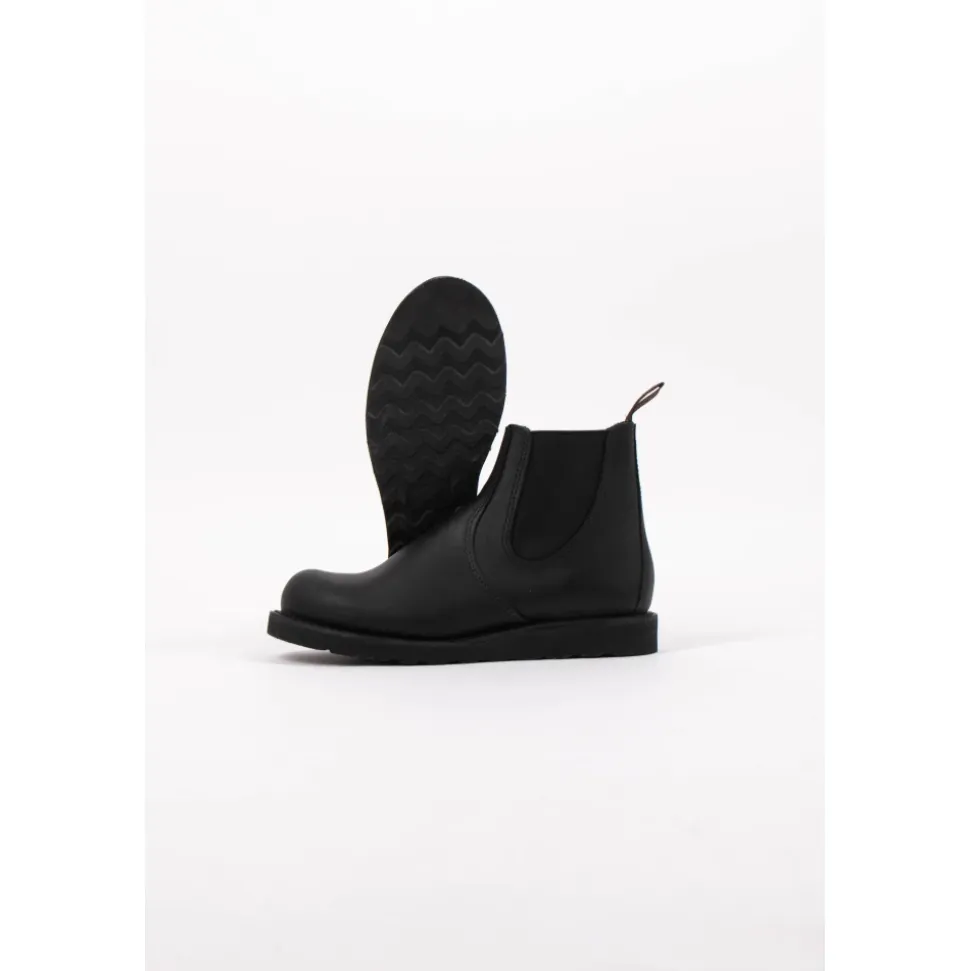 Klassische Chelsea Schwarze Stiefel