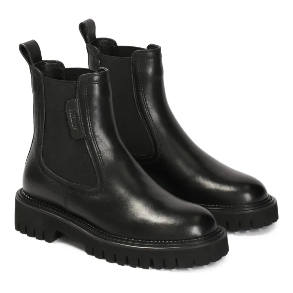 Klassische Chelsea-Stiefel aus Vollleder