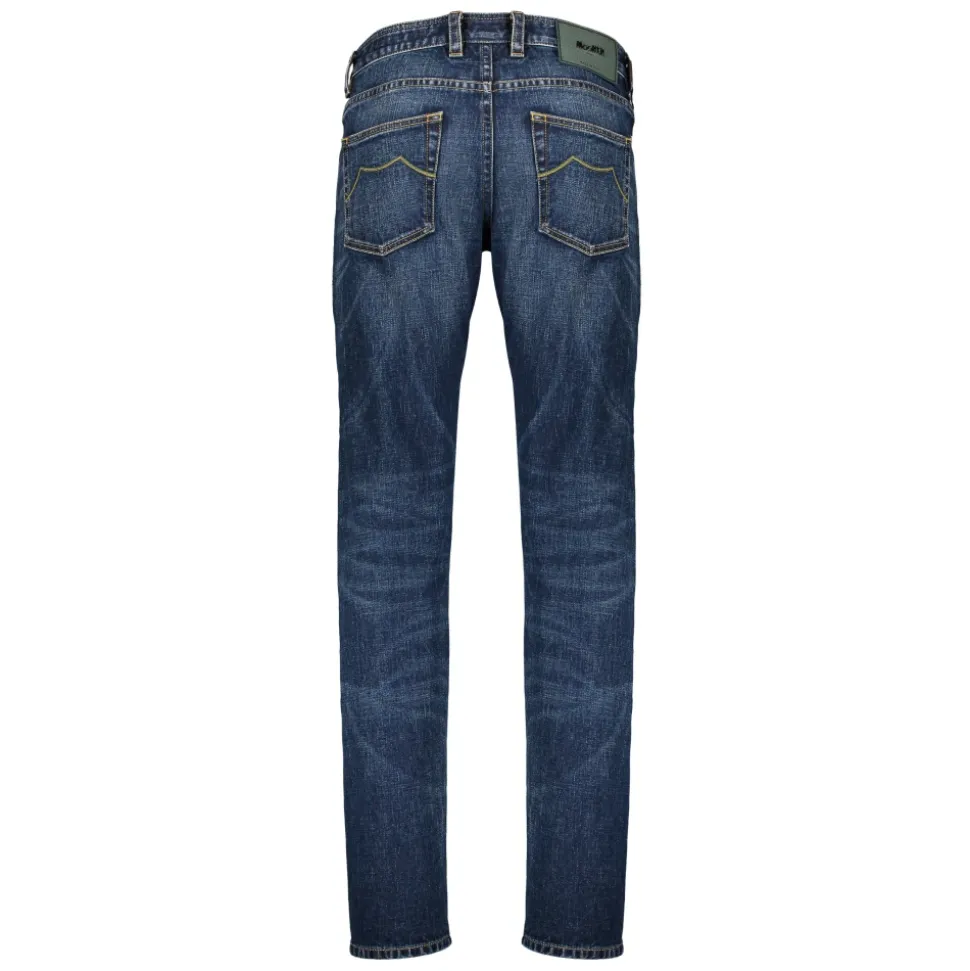Klassische Denim Jeans mit Metall-Details