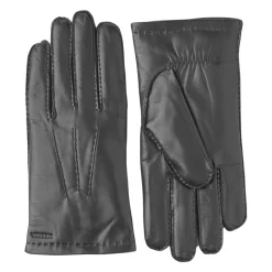 Klassische handgenähte Handschuhe mit Wollfutter