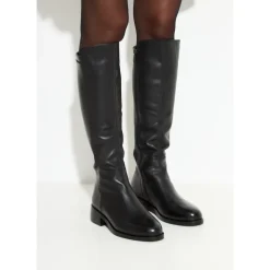 Klassische Kniehohe Stiefel Svi - Schwarz