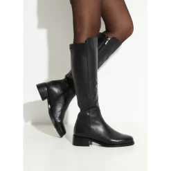 Klassische Kniehohe Stiefel Svi - Schwarz