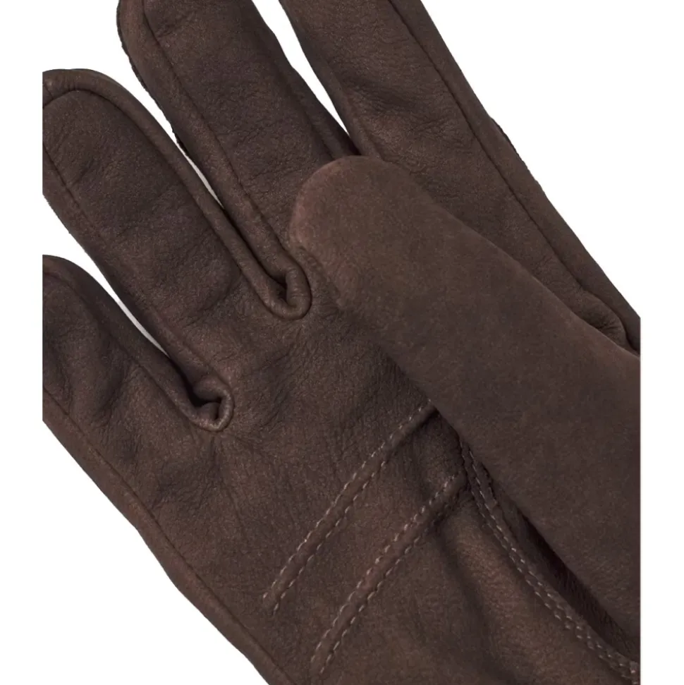 Klassische Lederhandschuhe mit Primaloft-Füllung
