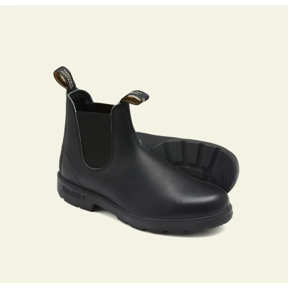 Klassische schwarze Chelsea Boots aus Leder