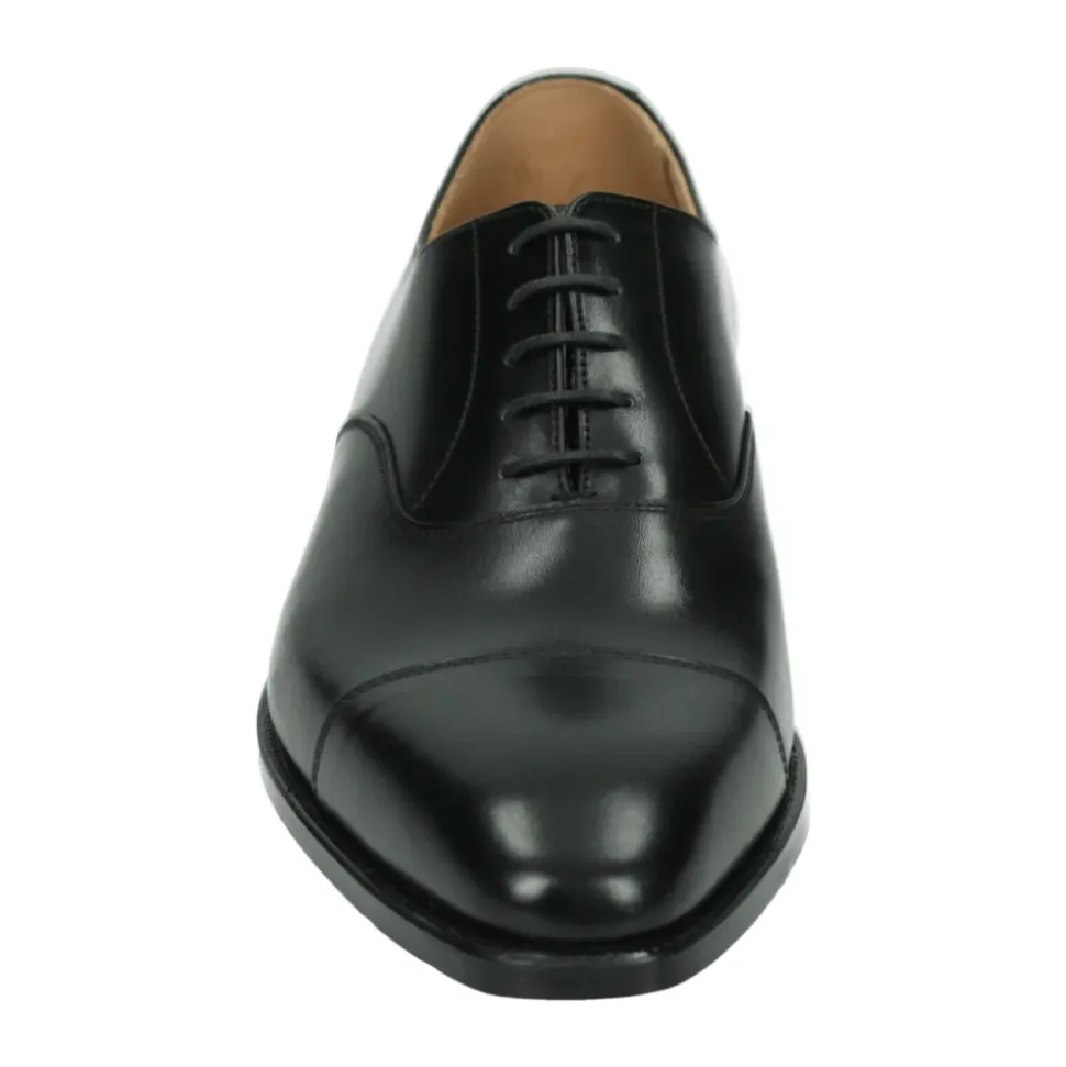 Klassische Schwarze Leder Business Schuhe