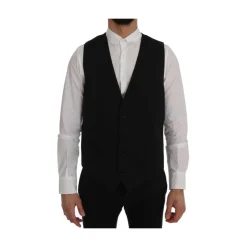 Klassische Schwarze Weste, Made in Italy
