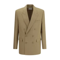 Klassische Woll-Blazer-Jacke mit Revers