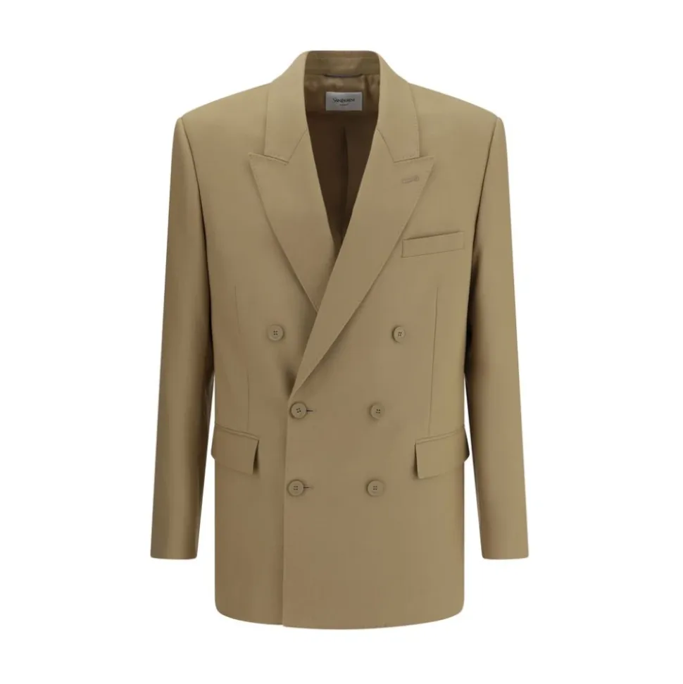Klassische Woll-Blazer-Jacke mit Revers