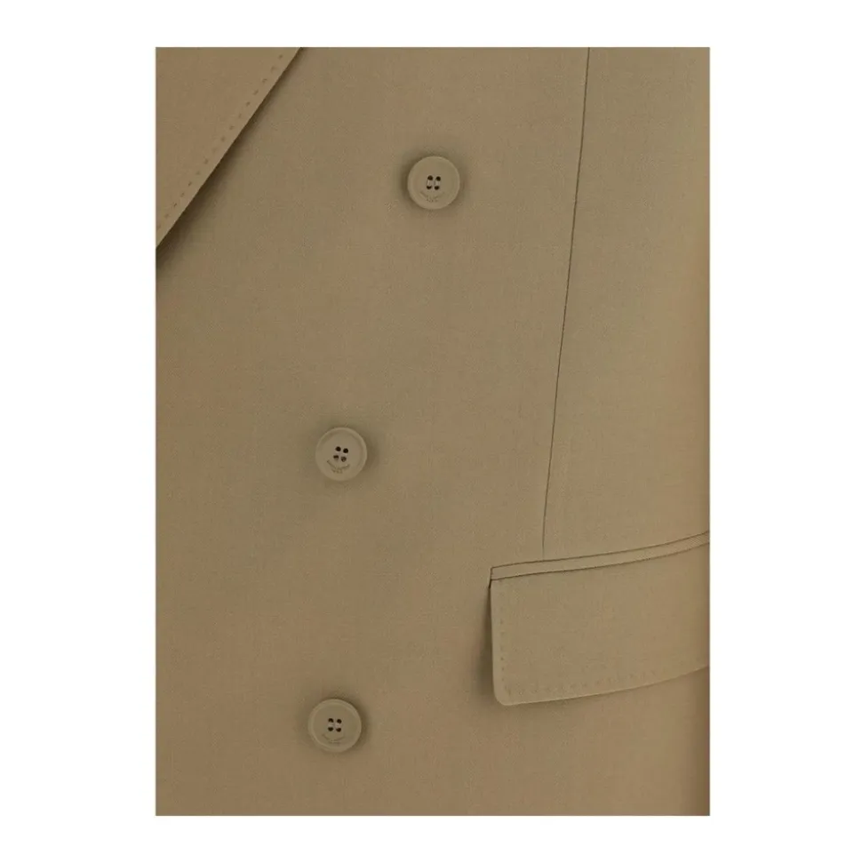 Klassische Woll-Blazer-Jacke mit Revers