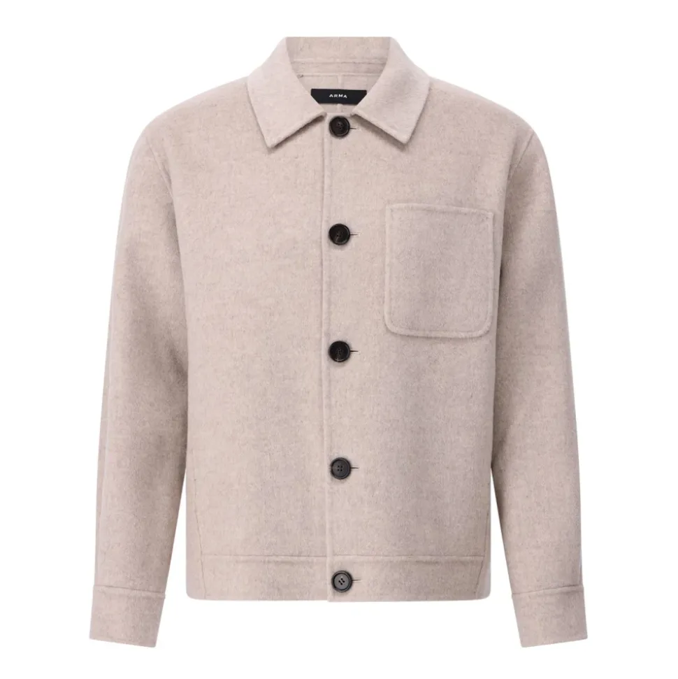 Klassische Wolljacke