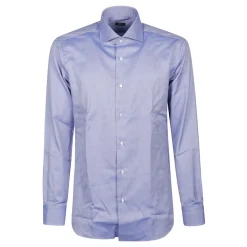 Klassisches Langarm Hals Shirt