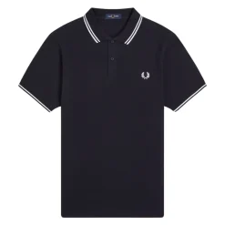 Klassisches Polo mit Doppelstreifen