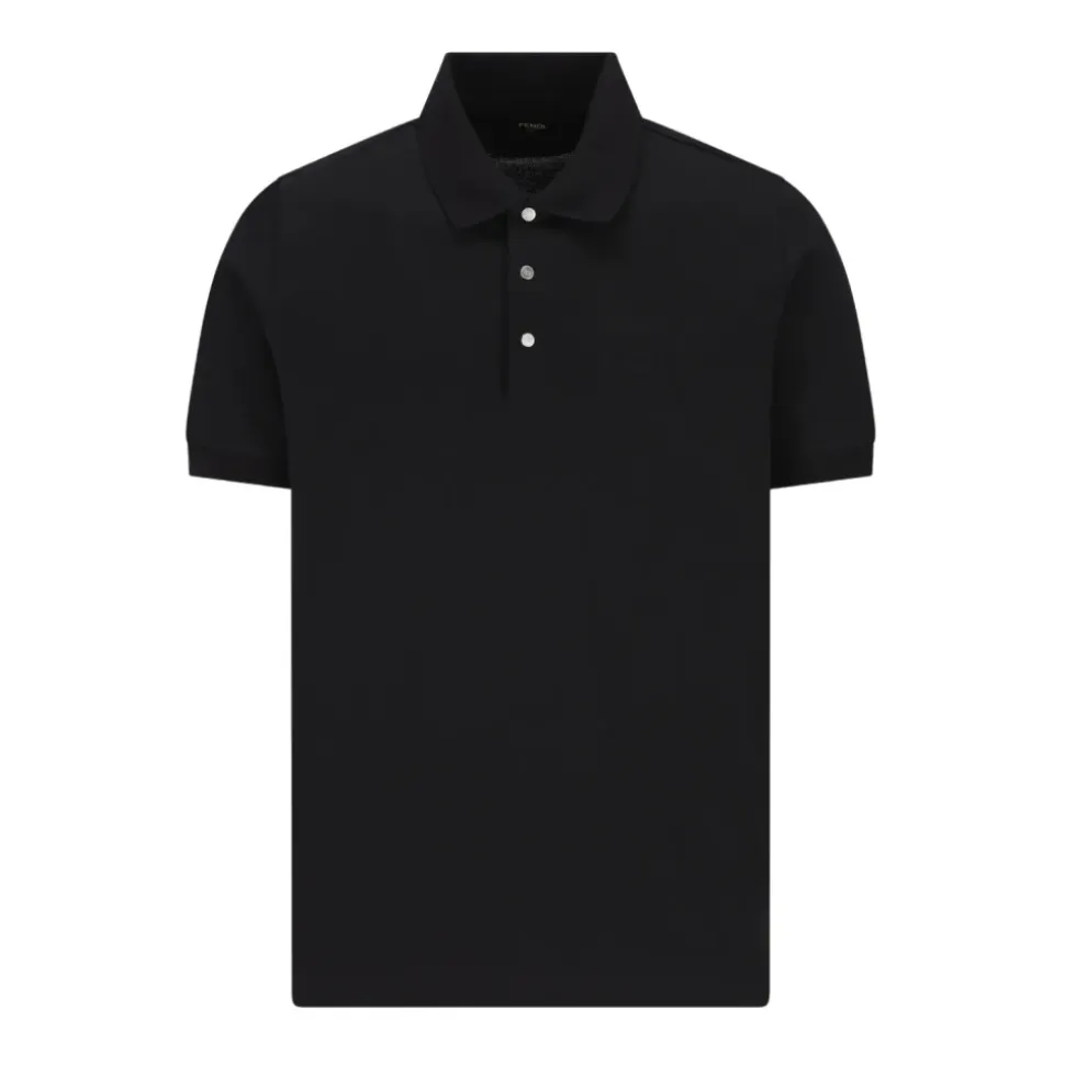 Klassisches Schwarzes Poloshirt