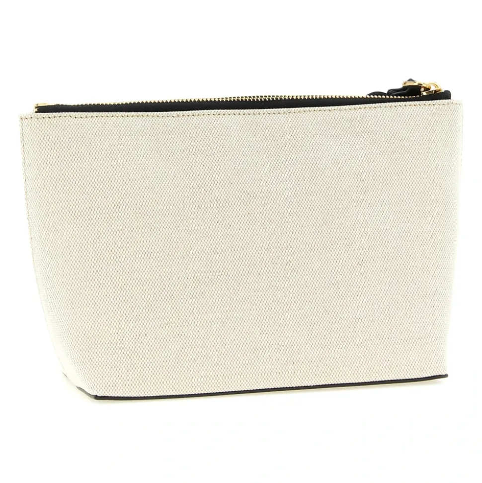 Kleine Canvas-Tasche mit Schleife