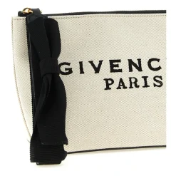 Kleine Canvas-Tasche mit Schleife