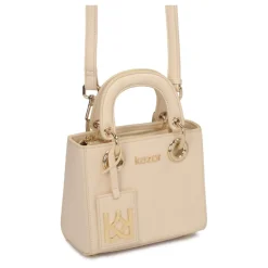 Kleine Ledertasche mit Griffen