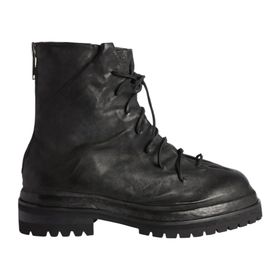 Knöchelhoher Lederstiefel