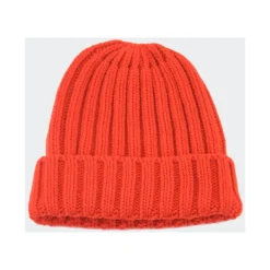 Knit Beanie with Raised Logo