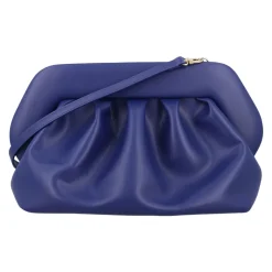 Kobaltblaue Vegane Leder Clutch